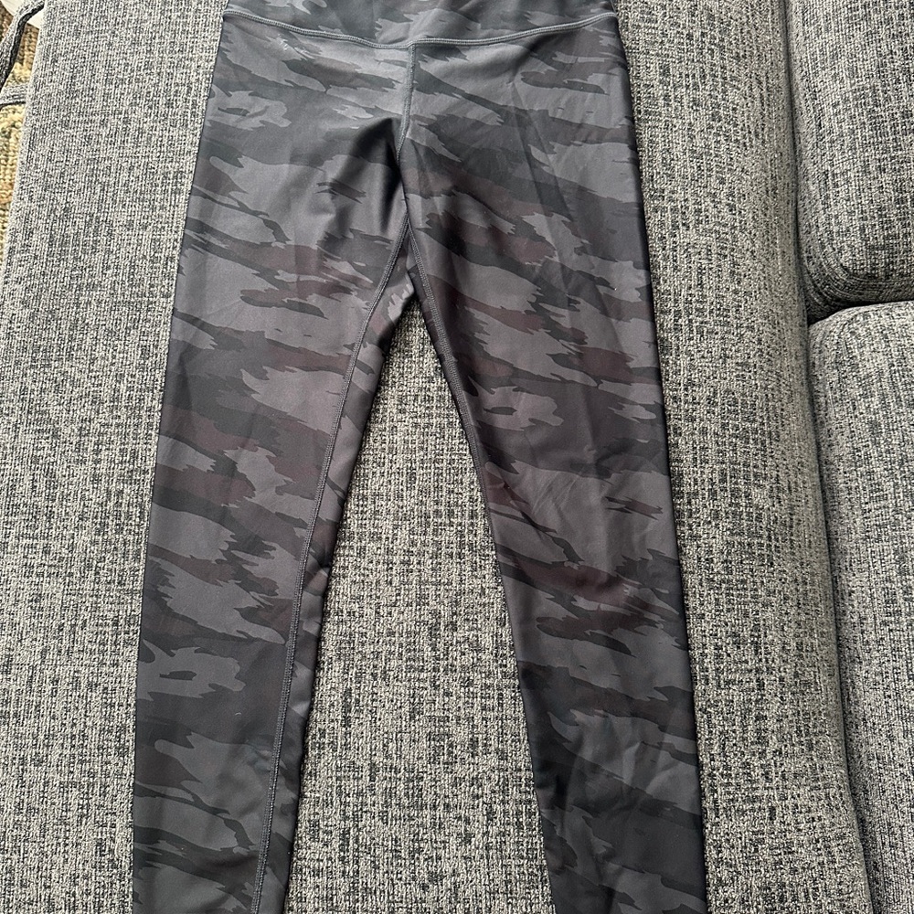 SoulCycle Black Camouflage Leggings